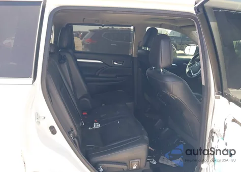 2017 Toyota Highlander Xle z USA, uszkodzony, nr VIN 5TDJZRFH9HS516992